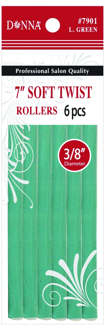 BENDY ROLLERS 7 LT GREEN T7901"