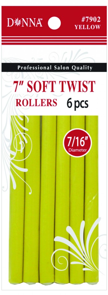 BENDY ROLLERS 7   YELLOW T7902"