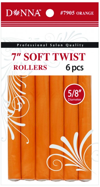 BENDY ROLLERS 7  ORANGE T7905"
