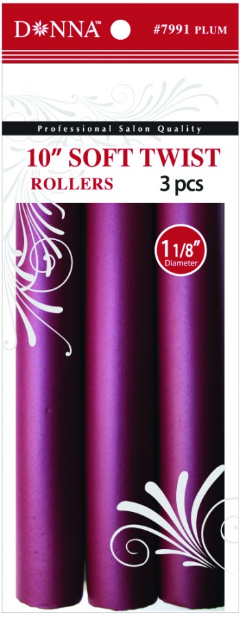 TITAN  SOFT TWIST ROLLERS 10" PLUM,-T7991