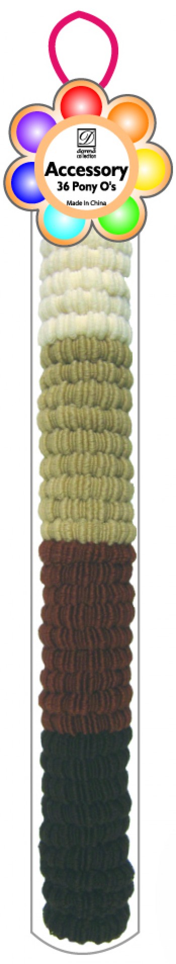 TITAN PONY O'S / BROWN (36PC)